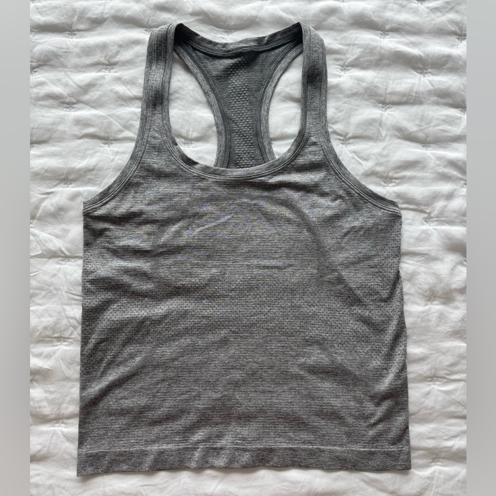 lululemon athletica Gray Tank Top